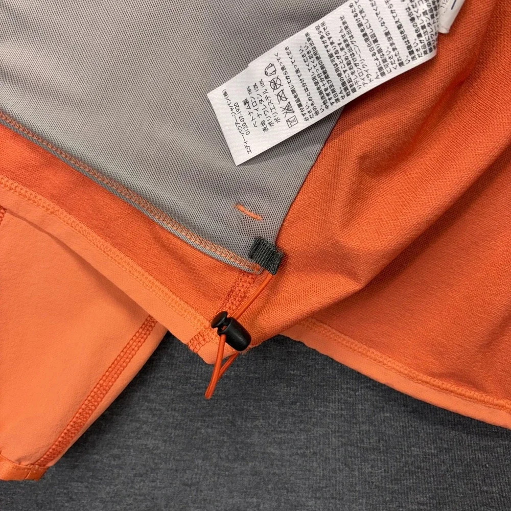 Eddie Bauer First Ascent Jacket Womens Medium Orange Soft Shell Full Zip Hiking‎
